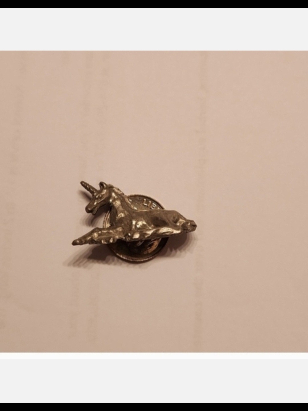Tiny Pewter Unicorn
